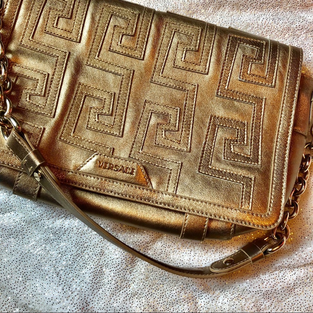 Versace gold purse - Picture 3 of 8